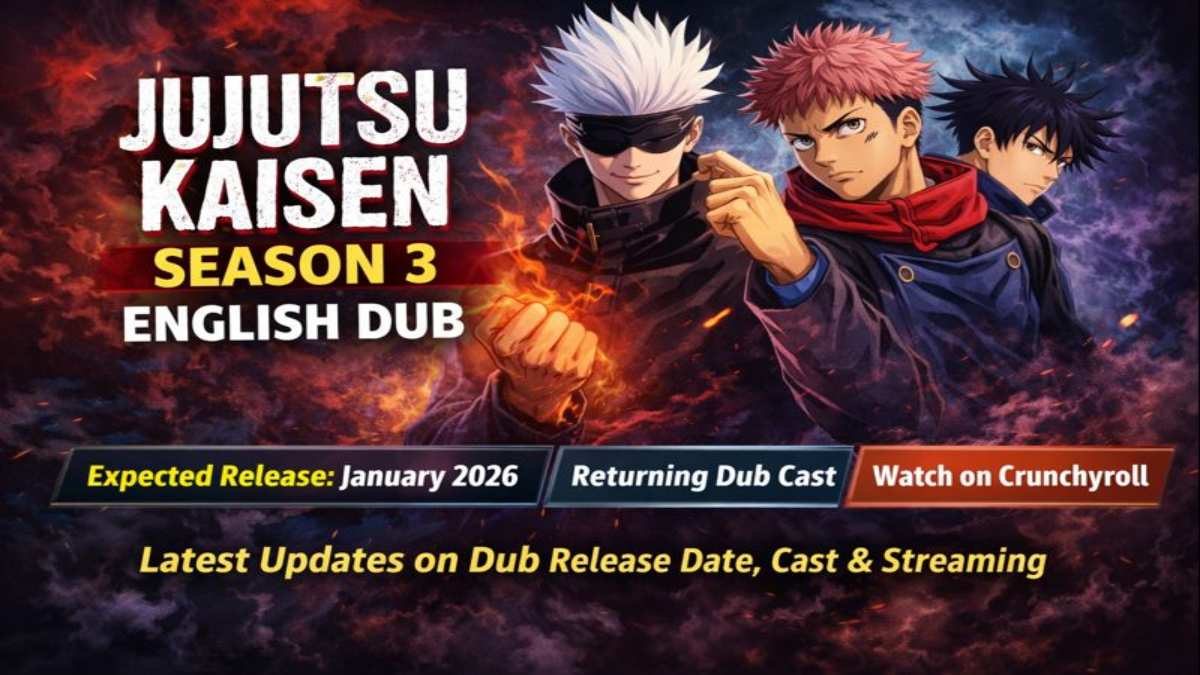 Jujutsu Kaisen Season 3 English Dub Release Window