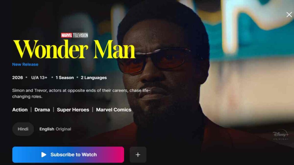 Marvel Wonder Man 2026