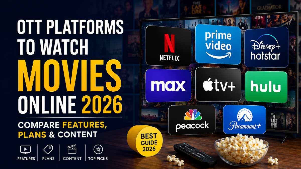 Best OTT Platforms To Watch Movies Online 2026