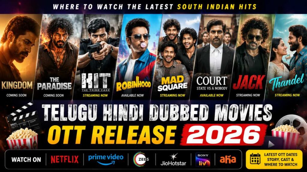 Telugu Hindi Dubbed Movies OTT Release 2026