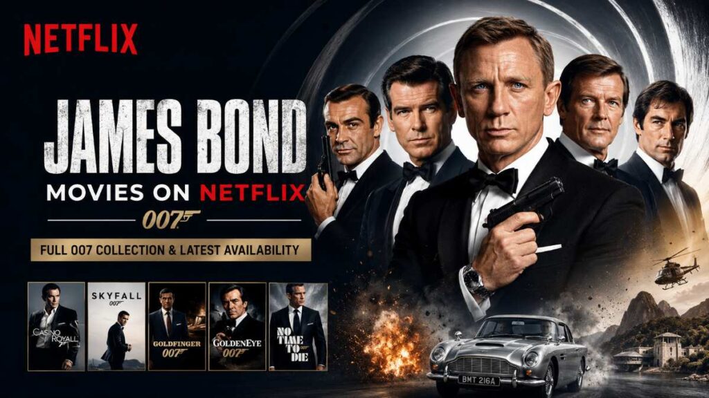 Watch James Bond Movies on Netflix