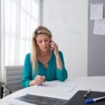 Making a phone call while taking notes